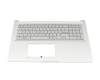 Asus X1704ZA Original Tastatur inkl. Topcase DE (deutsch) grau/silber