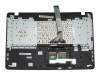 Asus X751LX Original Tastatur inkl. Topcase DE (deutsch) schwarz/silber