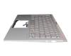 Asus ZenBook 14 UX433FA Original Tastatur inkl. Topcase DE (deutsch) silber/silber mit Backlight