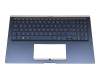 Asus ZenBook 15 UX533FAC Original Tastatur inkl. Topcase DE (deutsch) blau/blau mit Backlight