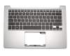 B3UX33TC02P0 Original Asus Tastatur inkl. Topcase US (englisch) schwarz/silber mit Backlight