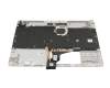 BJERA4AM2I6N0A Original HP Tastatur inkl. Topcase DE (deutsch) silber/silber mit Backlight