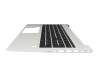 BKJT3AM8F51ZX HP Tastatur inkl. Topcase DE (deutsch) schwarz/silber mit Backlight