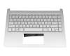 DD2111 Original HP Tastatur inkl. Topcase DE (deutsch) silber/silber