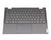 DQ6615G4100 Original Lenovo Tastatur inkl. Topcase UAE (arabisch) grau/grau mit Backlight