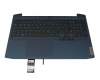 EC1JM000200 Original Lenovo Tastatur inkl. Topcase DE (deutsch) schwarz/blau mit Backlight
