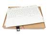 EL2DH000H00 Original Lenovo Tastatur inkl. Topcase DE (deutsch) weiß/weiß mit Backlight