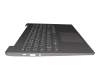 ET1K7000200 Original Lenovo Tastatur inkl. Topcase DE (deutsch) grau/grau mit Backlight (USB-C Ladeanschluss)
