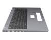 Emdoor NS16IRL Original Tastatur inkl. Topcase DE (deutsch) schwarz/grau mit Backlight
