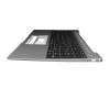 Emdoor NS16TGR Original Tastatur inkl. Topcase DE (deutsch) schwarz/grau mit Backlight