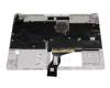 HP 15-e2000 Original Tastatur inkl. Topcase DE (deutsch) silber/silber (Fingerprint)