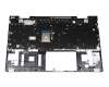 HP Envy x360 15-ed1000 Original Tastatur inkl. Topcase DE (deutsch) silber/silber mit Backlight (UMA)