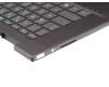 HP Envy x360 15-fh0000 Original Tastatur inkl. Topcase DE (deutsch) schwarz/grau mit Backlight