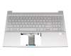 HP Pavilion 15-eh3000 Original Tastatur inkl. Topcase DE (deutsch) silber/silber mit Backlight