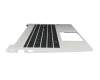 HP ProBook 455 G8 Tastatur inkl. Topcase DE (deutsch) schwarz/silber mit Backlight