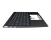 HQ21019140007 Original Asus Tastatur inkl. Topcase DE (deutsch) dunkelgrau/grau mit Backlight