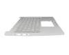 HQ3160A617007 Original Acer Tastatur inkl. Topcase CH (schweiz) silber/silber mit Backlight