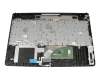 L24637-041 HP Tastatur inkl. Topcase DE (deutsch) schwarz/schwarz (gebürstete Metalloptik)