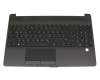 L53739-041 Original HP Tastatur inkl. Topcase DE (deutsch) schwarz/schwarz (Fingerprint)
