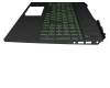 L57593-261 Original HP Tastatur inkl. Topcase RU (russisch) schwarz/schwarz mit Backlight