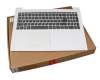 Lenovo IdeaPad 320-15ISK (80XH) Original Tastatur inkl. Topcase DE (deutsch) grau/weiß