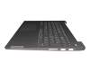 Lenovo IdeaPad 5-15ITL05 (82FG) Original Tastatur inkl. Topcase DE (deutsch) grau/grau mit Backlight (USB-C Ladeanschluss)