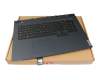 Lenovo Legion 5-17ACH6H (82JY) Original Tastatur inkl. Topcase US (englisch) schwarz/blau mit Backlight