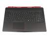 MSI GE63 Raider RGB 8SF/8SG/8SE (MS-16P7) Original Tastatur inkl. Topcase DE (deutsch) schwarz/schwarz mit Backlight