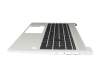 N01933-041 Original HP Tastatur inkl. Topcase DE (deutsch) schwarz/silber mit Backlight