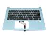 NK.I1313.01H Original Acer Tastatur inkl. Topcase DE (deutsch) schwarz/blau mit Backlight