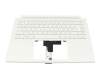 NKI131315V Original Acer Tastatur inkl. Topcase DE (deutsch) weiß/weiß mit Backlight (mit Stiftfach)