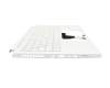 NKI131315V Original Acer Tastatur inkl. Topcase DE (deutsch) weiß/weiß mit Backlight (mit Stiftfach)