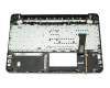 NSK-UPTBU 0G Original Darfon Tastatur inkl. Topcase DE (deutsch) silber/silber mit Backlight