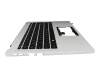 PK133TO2A13 Original Acer Tastatur inkl. Topcase DE (deutsch) schwarz/silber mit Backlight