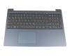 SA469D-22H9 Lenovo Tastatur inkl. Topcase DE (deutsch) grau/blau