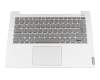 SN20M61690 Original Lenovo Tastatur inkl. Topcase DE (deutsch) grau/silber mit Backlight