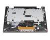 SN20Q40725 Original Lenovo Tastatur inkl. Topcase CH (schweiz) grau/grau mit Backlight