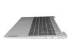 SN20W65033 Original Lenovo Tastatur inkl. Topcase DE (deutsch) anthrazit/silber mit Backlight Fingerabdruck