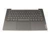 SN20W85253 Original Lenovo Tastatur inkl. Topcase DE (deutsch) dunkelgrau/grau mit Backlight