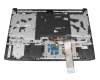 SN21B43704 Original Lenovo Tastatur inkl. Topcase DE (deutsch) schwarz/schwarz mit Backlight (BL Weiß)