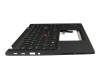 SN21J80923 Original Lenovo Tastatur inkl. Topcase ND (nordic) schwarz/schwarz mit Backlight und Mouse-Stick