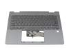 SN21P27785 Original Lenovo Tastatur inkl. Topcase BE (belgisch) grau/grau mit Backlight