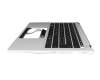 SN7CH3B10 Original LiteOn Tastatur inkl. Topcase CH (schweiz) schwarz/silber mit Backlight