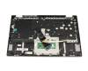 ST61D66408 Original Lenovo Tastatur inkl. Topcase DE (deutsch) schwarz/grau mit Backlight