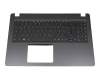 T004C1 Tastatur inkl. Topcase DE (deutsch) schwarz/schwarz mit Backlight