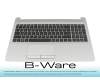 TH25GR Tastatur inkl. Topcase DE (deutsch) schwarz/silber B-Ware