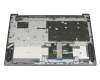 TLI31R Tastatur inkl. Topcase DE (deutsch) grau/silber B-Ware