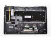TUG75S Tastatur inkl. Topcase UK (englisch) schwarz/schwarz mit Backlight