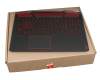 V160420DK1-GR Original Sunrex Tastatur inkl. Topcase DE (deutsch) schwarz/schwarz mit Backlight