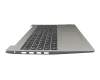 V161420CK1 Original Sunrex Tastatur inkl. Topcase DE (deutsch) grau/silber
